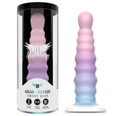 Blush Mythology Arian Nayade M (17 cm), pastelové dildo s vroubky