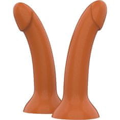 Blush Mythology Rune Royal M (17 cm), bronzové silikonové dildo