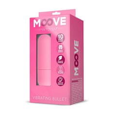 INTOYOU Moove Vibrating Bullet (Pink), mini vibrátor na baterie