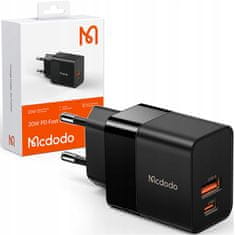 Mcdodo Nabíječka telefonu, rychlá, USB, USB-C, 20W, pro Iphone, univerzální, černá Mcdodo CH-1951