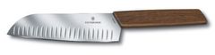 Victorinox Švýcarský Moderní Nůž Santoku, 17 Cm, Ořech