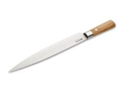 Böker Manufaktur 130445DAM Damascus Olive krájecí nůž 22,9 cm, damašek, olivové dřevo