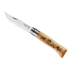 Opinel No 08 Inox Animalia Zavírací Nůž Pro Psy