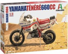 Italeri Yamaha Tenere 660 cc Paris Dakar 1986, Model Kit 4642, 1/9