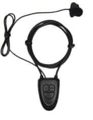 SpyTech TOP model 2024 Špionážní sluchátko s vylepšenou Bluetooth smyčkou s externím mikrofónem+ 10W zesilovač - Barva: Hnědé sluchátko TE-08F PROFI