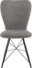 Danish Style Jídelní židle Lore (SET 2 ks), světle šedá