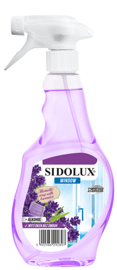 Sidolux Window Nano Code s vůní Marseillské Mýdlo s levandulí 500 ml