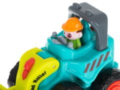 WOWO Dětská Hračka HOLA - Stavební Auto Silniční Válec pro Dvouleté Děti