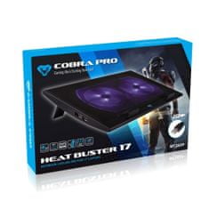 Media-Tech MT2659 Cobra PRO Head Buster 17 - chladící podložka pro notebook 15,5 až 17 palců