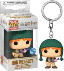 Funko POP Sběratelská klíčenka Harry Potter Ron Holiday