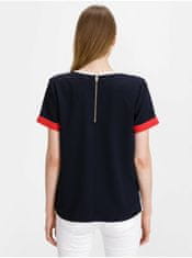 Tommy Hilfiger Crepe Tipped Triko Tommy Hilfiger XS