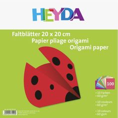 HEYDA Papíry na origami 20 x 20 cm (100 ks)