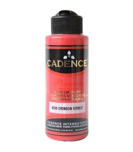 Cadence Akrylová barva Premium - karmínově červená / 70 ml