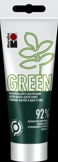 Marabu Green Alkydová barva - tmavě zelená 100 ml