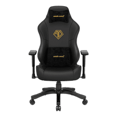 Anda Seat Phantom 3 Premium Gaming Chair - L, černá/zlatá, PVC kůže