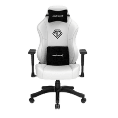 Anda Seat Phantom 3 Premium Gaming Chair - L, bílá, PVC kůže