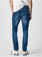 Pepe Jeans Tmavě modré pánské slim fit džíny Pepe Jeans Track 30/32