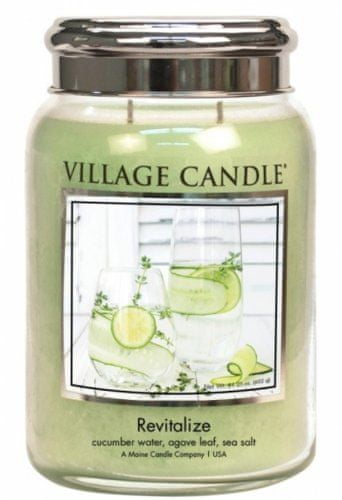 Village Candle Vonná svíčka ve skle - Revitalize, 26oz