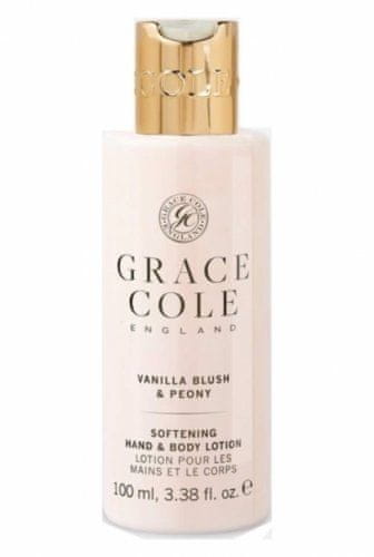 Grace Cole Hydratační mléko na ruce a tělo v cestovní verzi - Vanilla Blush & Peony, 100ml