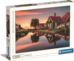 Clementoni Puzzle Vesnice Zaanse Schans 1500 dílků