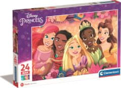 Clementoni Puzzle Disney princezny MAXI 24 dílků