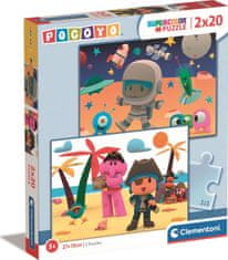 Clementoni Puzzle Pocoyo 2x20 dílků