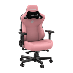 Anda Seat Kaiser Series 3 Premium Gaming Chair - L, růžová, polyesterová kůže potažená PVC