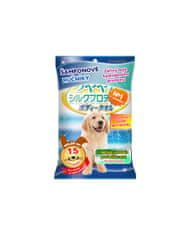 Japan Premium Šamponové ručníky pro expresní koupání bez vody s prevencí kožní alergie. Pro velké psy. 15 ks
