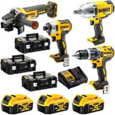 DeWalt COMBO 4 DCF899 DCD796 DCG405 DCF887 3x5Ah