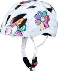 Alpina Sports Dětská cyklistická přilba Alpina XIMO FLASH - barva white flower, velikost 47 - 51 cm