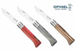 Opinel Laminovaný červený přírodní nůž Inox 08