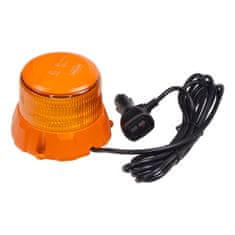 CARCLEVER Robustní oranžový LED maják, oranž.hliník, 48W, ECE R65 (wl404)