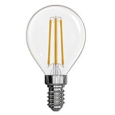 Emos LED žárovka ZF1221 LED žárovka Filament Mini Globe 3,4W E14 neutrální bílá