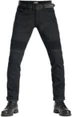 PANDO MOTO kalhoty jeans KARLDO KEV 01 Extra short černé 30