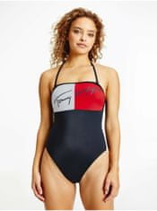 Tommy Hilfiger Tmavě modré dámské jednodílné plavky Tommy Hilfiger Underwear XS