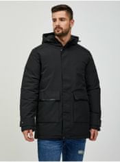 Jack&Jones Černá parka Jack & Jones Etiko XS