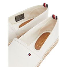 Tommy Hilfiger Espadrilky bílé 39 EU Basic Tommy Flat