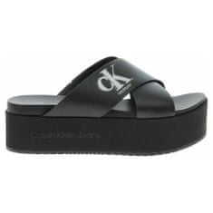 Calvin Klein Pantofle černé 40 EU YW0YW00964BDS