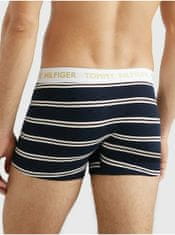 Tommy Hilfiger Bílo-modré pánské pruhované boxerky Tommy Hilfiger Underwear XL