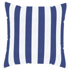 Greatstore Dekorační polštáře 4 ks modré a bílé 40 x 40 cm textil