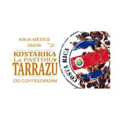 COFFEEDREAM Káva KOSTARIKA LA PASTORE TARRAZU - Hmotnost: 1000g, Typ kávy: Zrnková, Způsob balení: běžný třívrstvý sáček