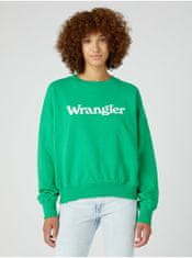 Wrangler Zelená dámská mikina Wrangler L