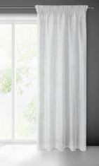 DESIGN 91 Hotová záclona s řasící páskou - Rebecca bílá vintage, š. 3,5 mx d. 1,6 m