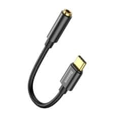 shumee Sluchátkový adaptér L54 z USB-C na 3,5mm DAC audio jack černý