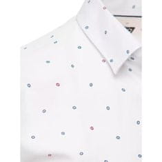 Dstreet Pánská košile BIN bílá dx2462 XXL
