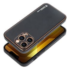 FORCELL Obal / kryt na Apple iPhone 11 kožený černý - Forcell LEATHER