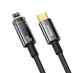Greatstore Kabel Explorer Series USB-C Iphone Lightning 20W 1m černý