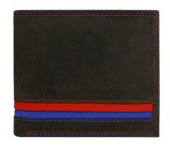 Inny Pánská peněženka Ogil hnědo-červená-modrá Univerzální