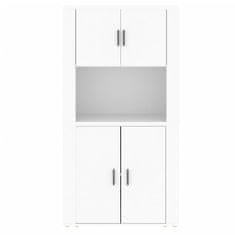 Greatstore Skříň highboard bílá kompozitní dřevo