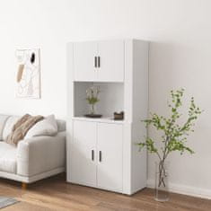 Greatstore Skříň highboard bílá kompozitní dřevo